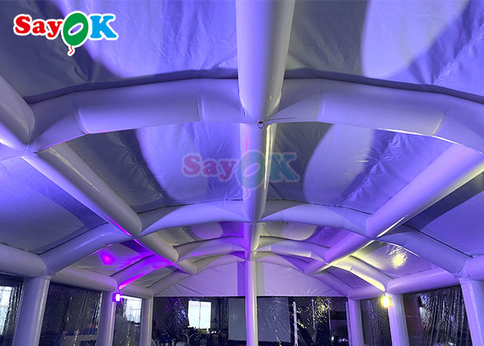 Digital Pringting Inflatable Pool Shade Bubble Dome Building Covered Air Cover Water Tent