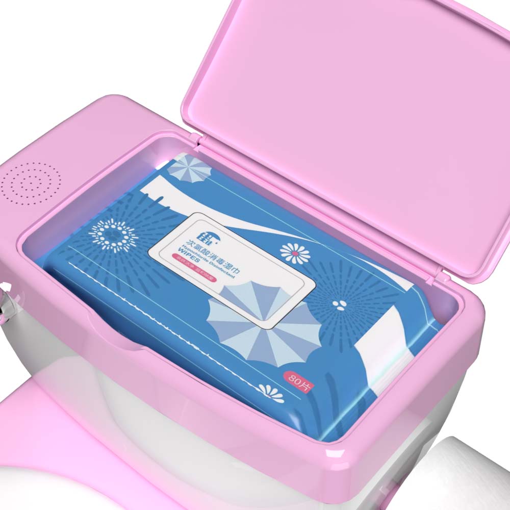 Grey/Pink/Blue Print Eco Friendly Baby Potty Toilet Trainer for Children
