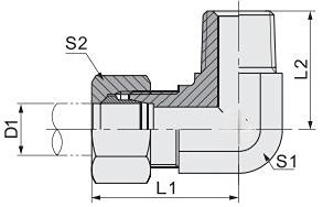 Flareless Compression Hydraulic Tube Fittings1CT9