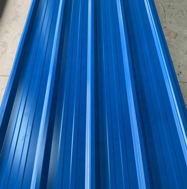 Corrugated PPGI Roofing Sheet Color Coated Steel Prime Metal CGCC grade