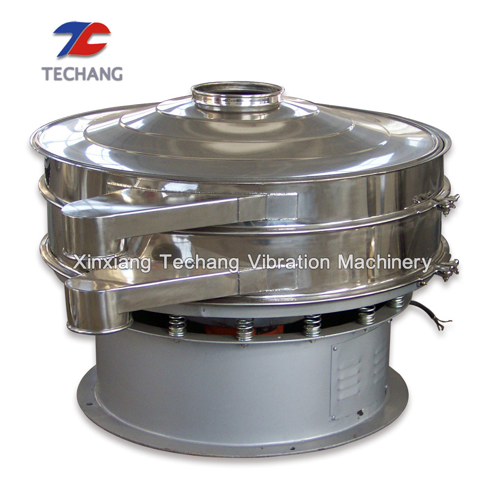  High Precision Small Rotary Vibrating Screen , Fine Powder Screening Machine Low Noise Manufactures