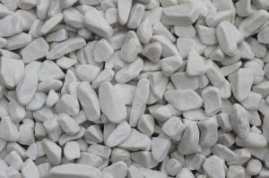 China White Gravel,White Crushed Stone,Broken Stones,White Machine-Made Pebbles,Landscaping Gravels on sale