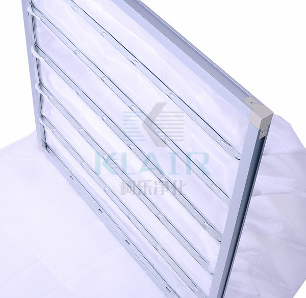 G4 Synthetic Fine Bag Air Filters Aluminum / Galvanized steel For All Hvac Systems