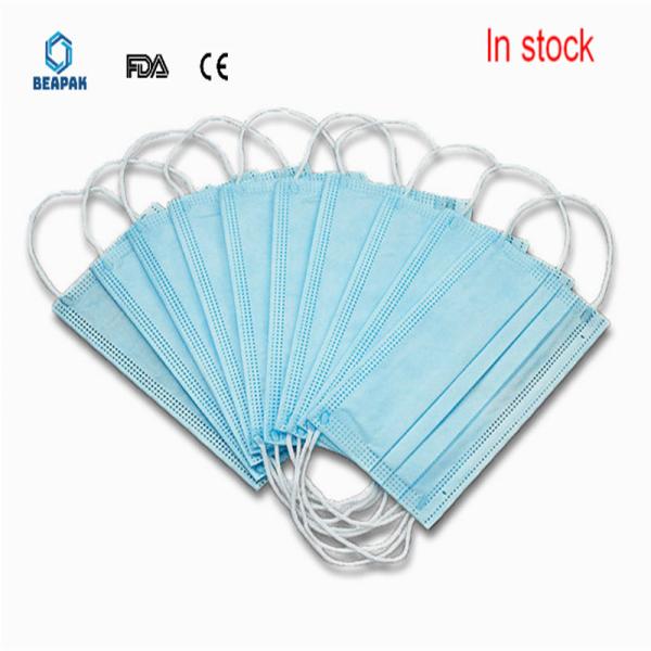 Disposable Surgical Face Mask , Medical Face Mask Environmentally Friendly