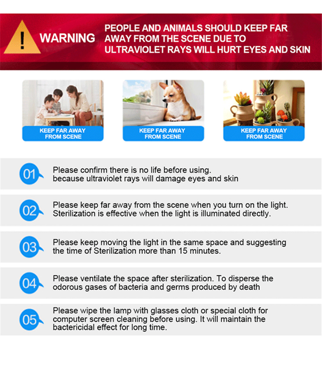 Smart UV Germicidal Lamp