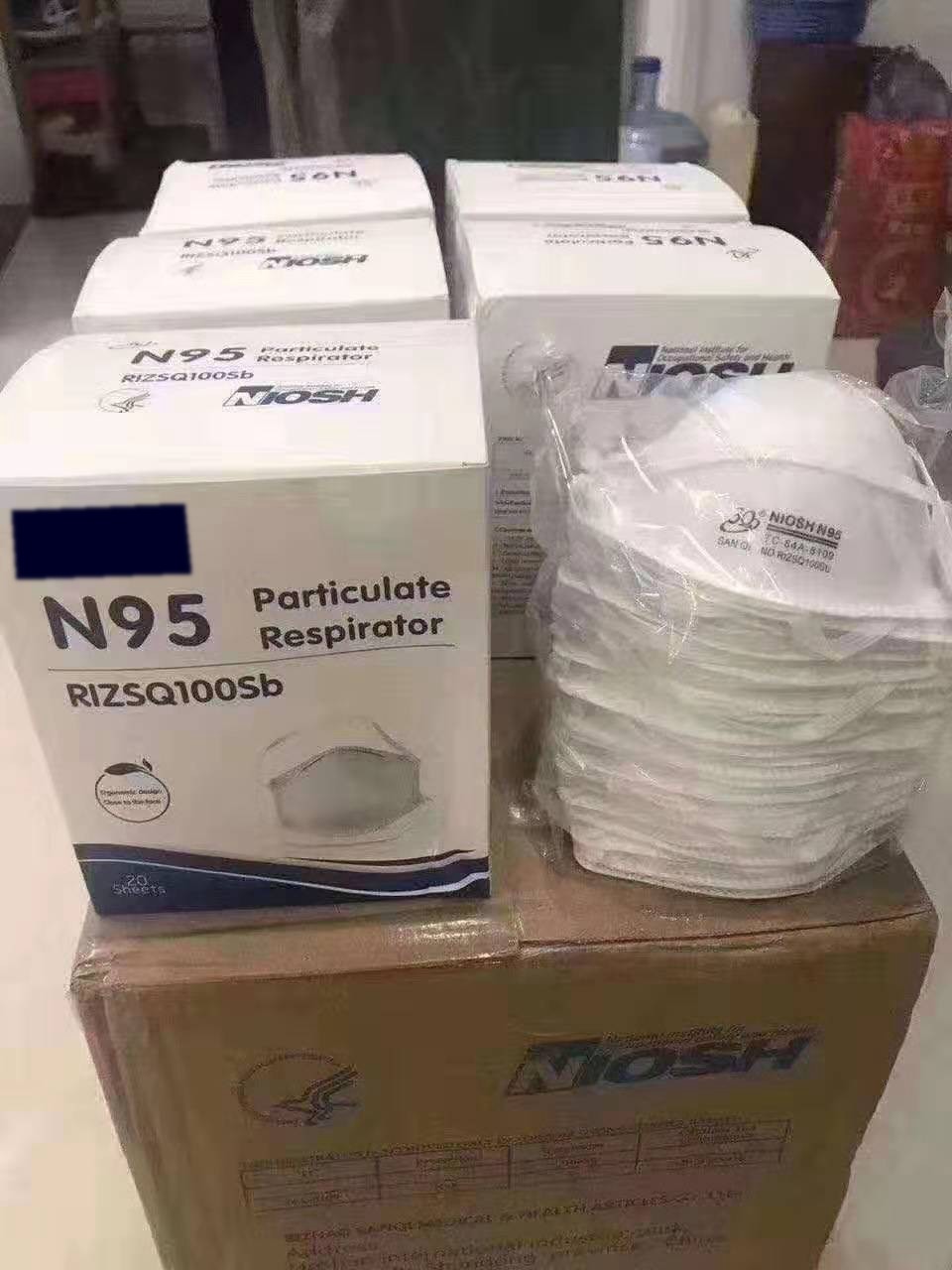 Non Valved N95 Disposable Respirator Face Mask