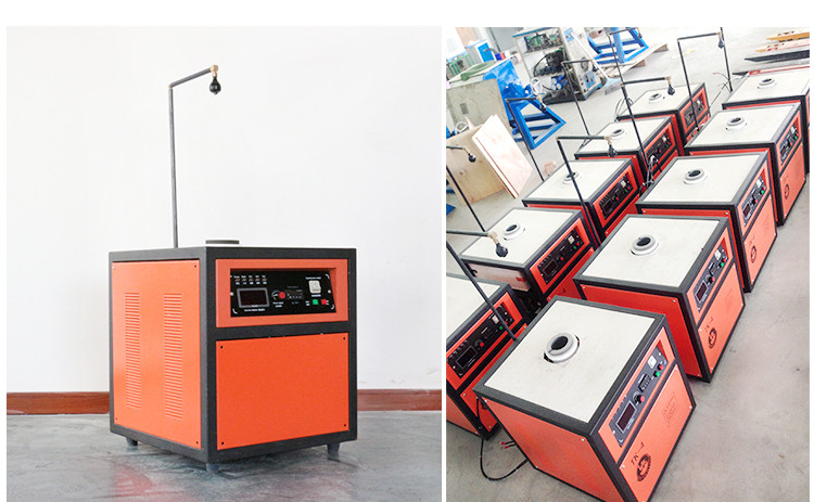 Small capacity chamber 10kg Jewelry Induction Gold Melting Furnace