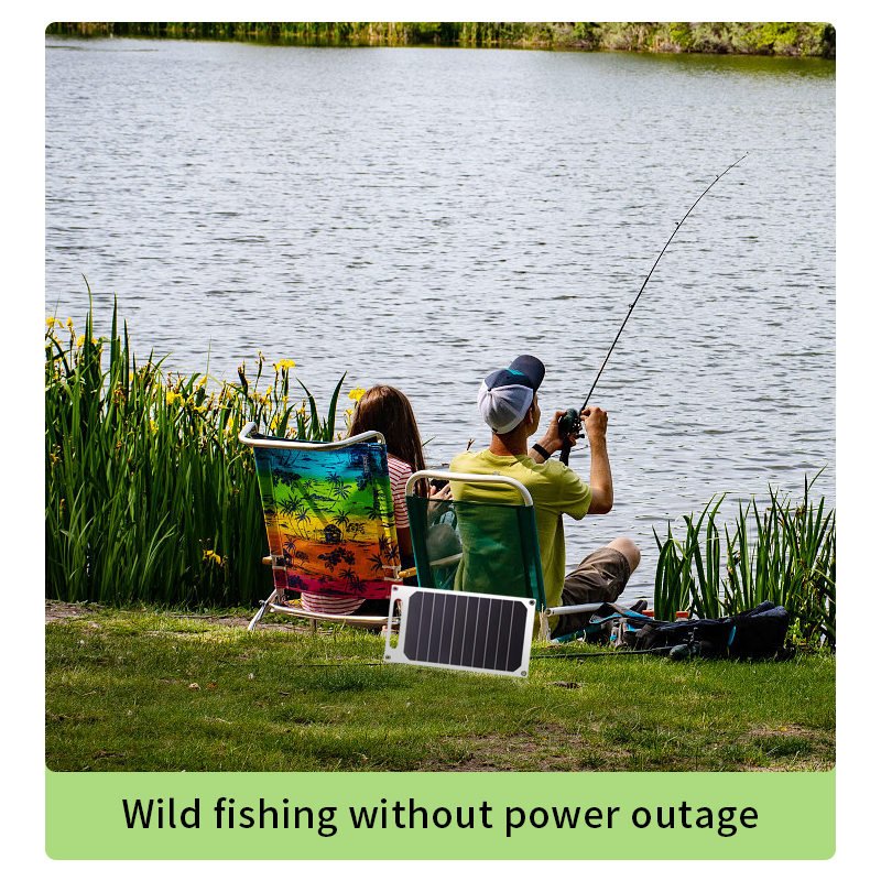 Portable 10W 5V Portable Mini Solar Panels For Outdoor Waterproof Hike Camping