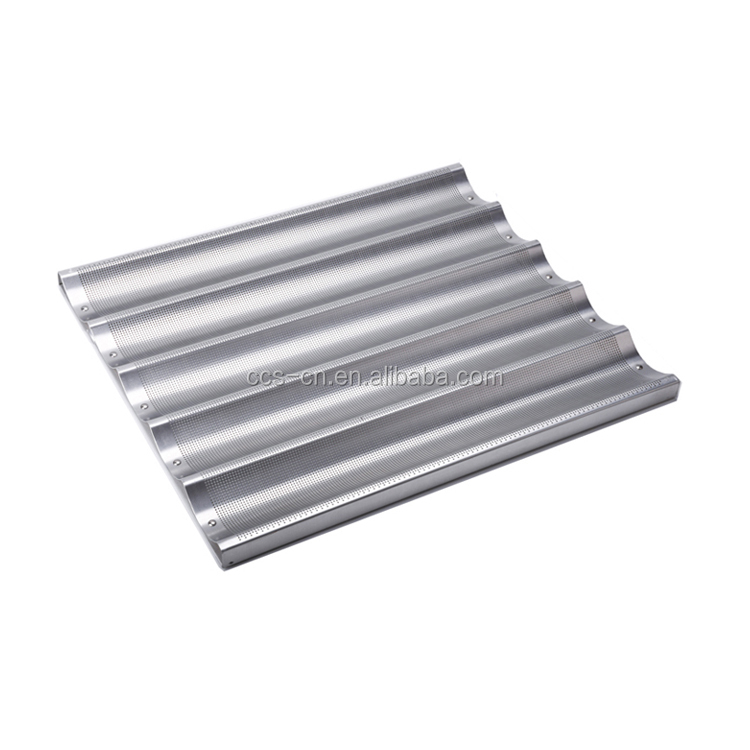 26*18 inch aluminum nonstick baguette pan baguette baking tray bandejas para baguette aluminum french bread pan