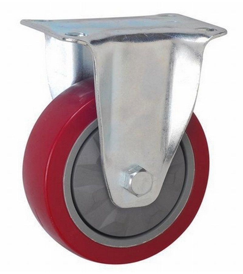 100mm service casters PVC wheel