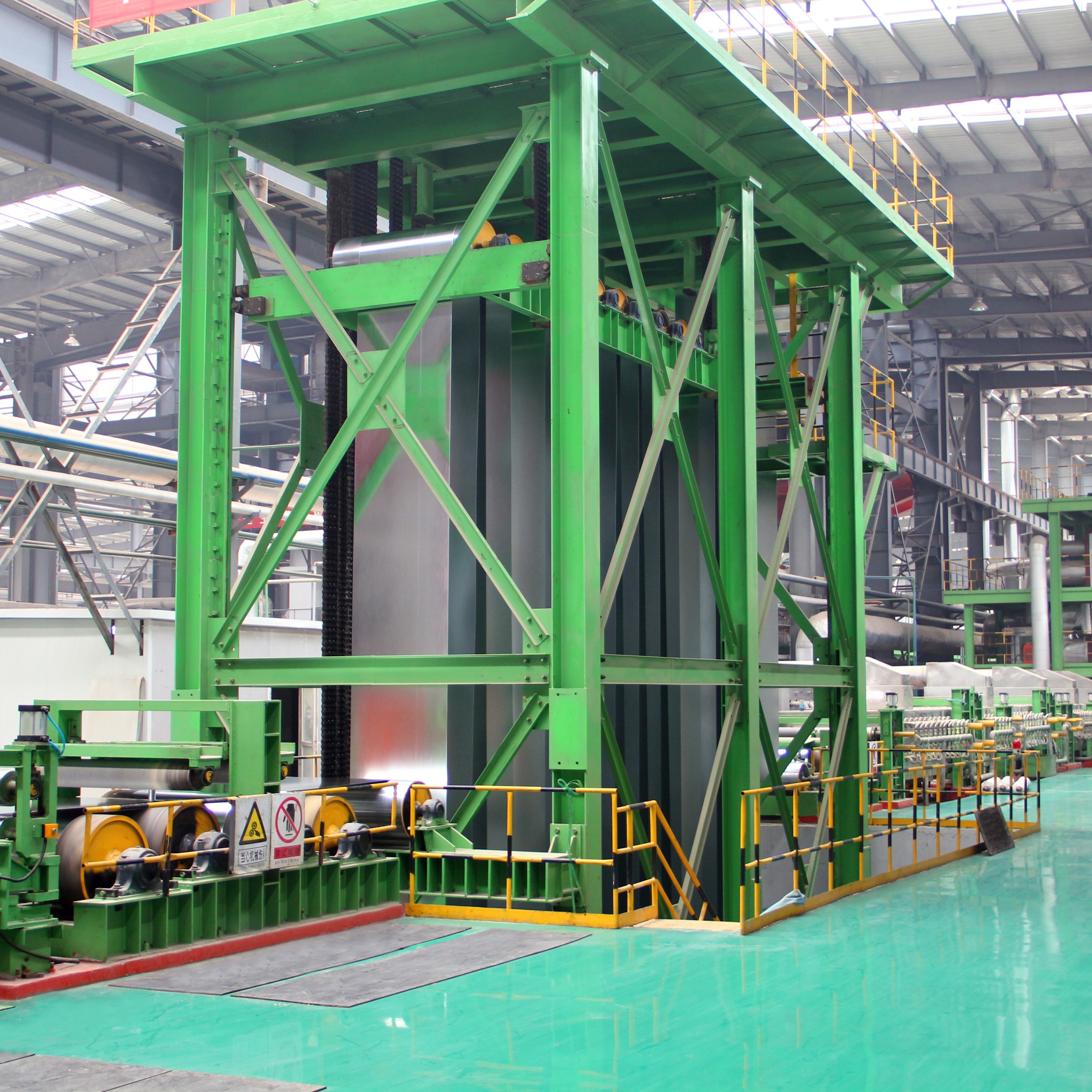 Strip Steel Color Coating Line Machine Laminating Printing Two Three Coating Two Baking