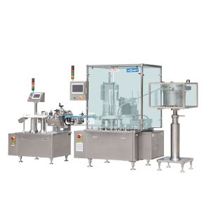 IVD Double Head 3ml Sterile Vial Filling Machine PLC Control