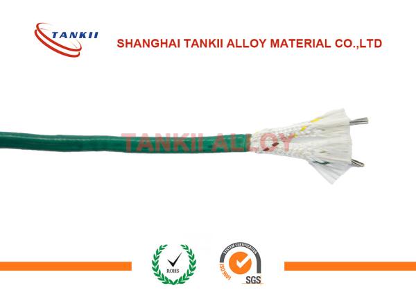 200C PTFE Insulated KX Thermocouple Cable IEC Color Code For Thermocouple