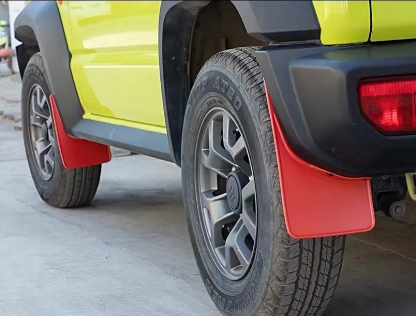Custom Red Splash Guards Mud Flap for Suzuki Jimny JB64/JB74 2018 Automotive Parts