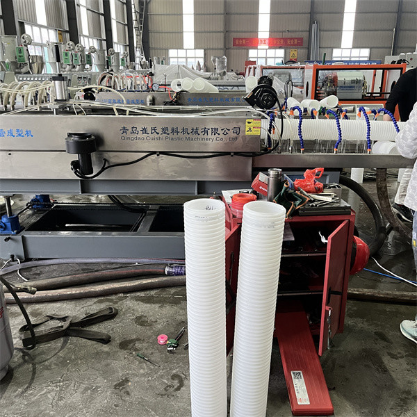 Drainage Manufacturing Double Wall Corrugated Water Making Price Extruder pipe production line