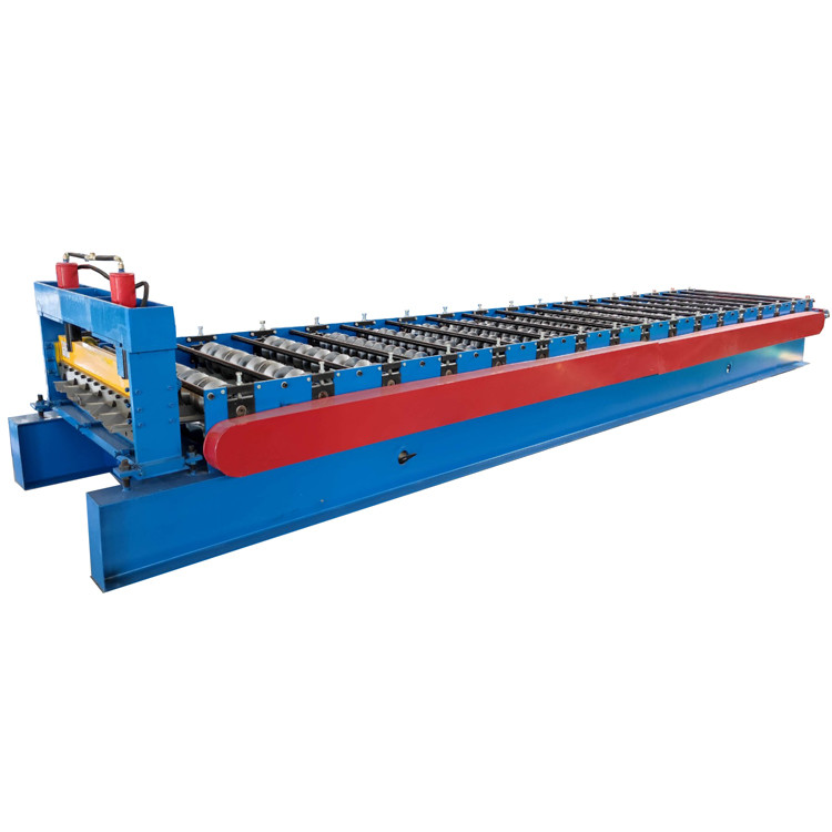 Pakistan Style Roofing Sheet Roll Forming Machine Fedd Width 1200mm