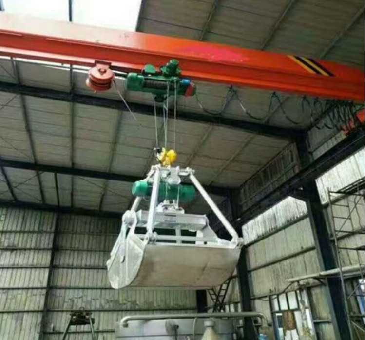 Electric Grab Single Girder Overhead Crane LZ Type Reliable Performance