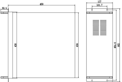 IPC-8401 Industrial Rackmount PC Upper Rack 4U IPC 7 Or 14 Expansion Slots I3 I5 I7 Series CPUs