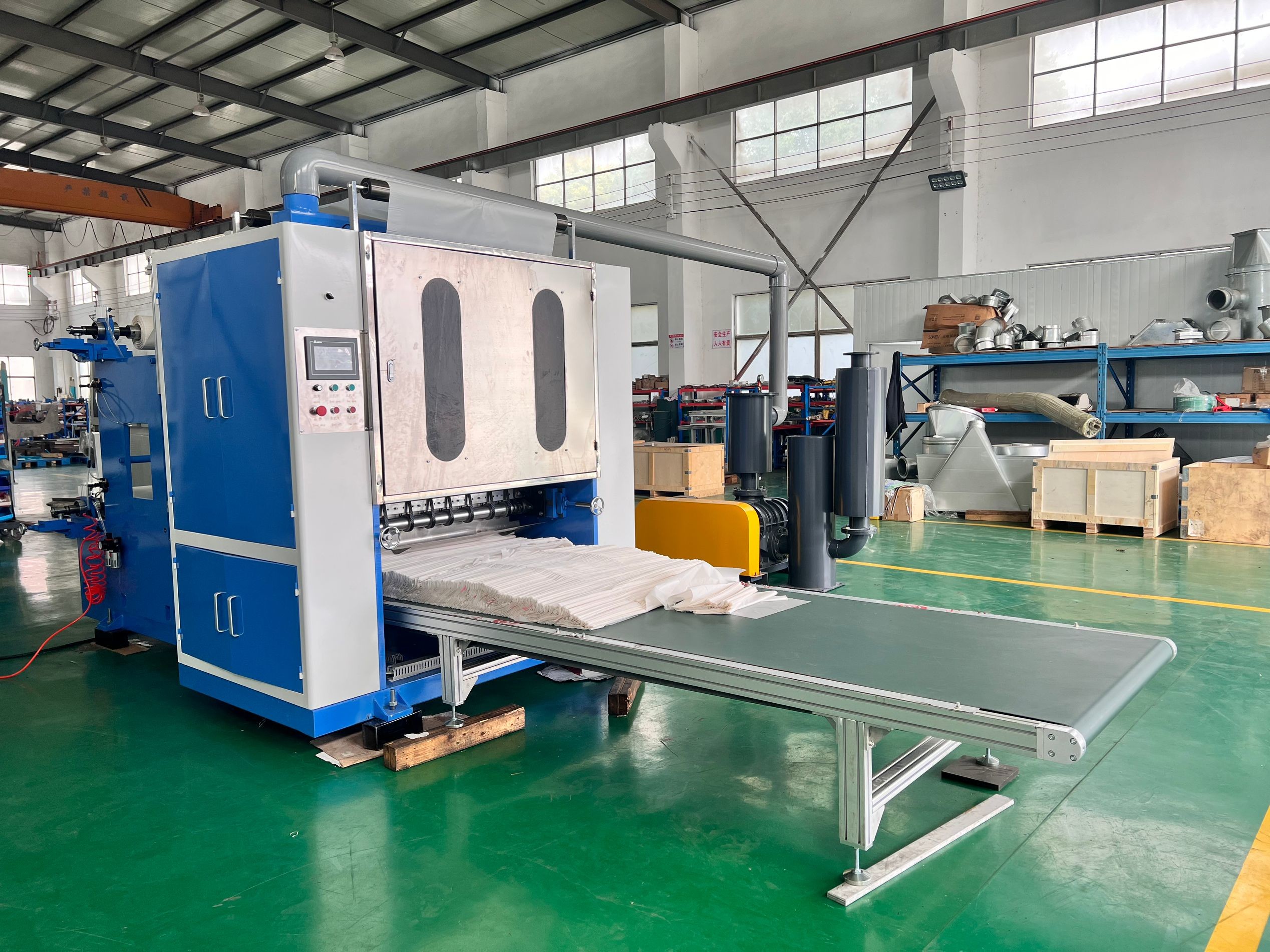 LIKEE Latest Type HDPE Plastic Film Pop Up Sheet Machine With Adjustable Size