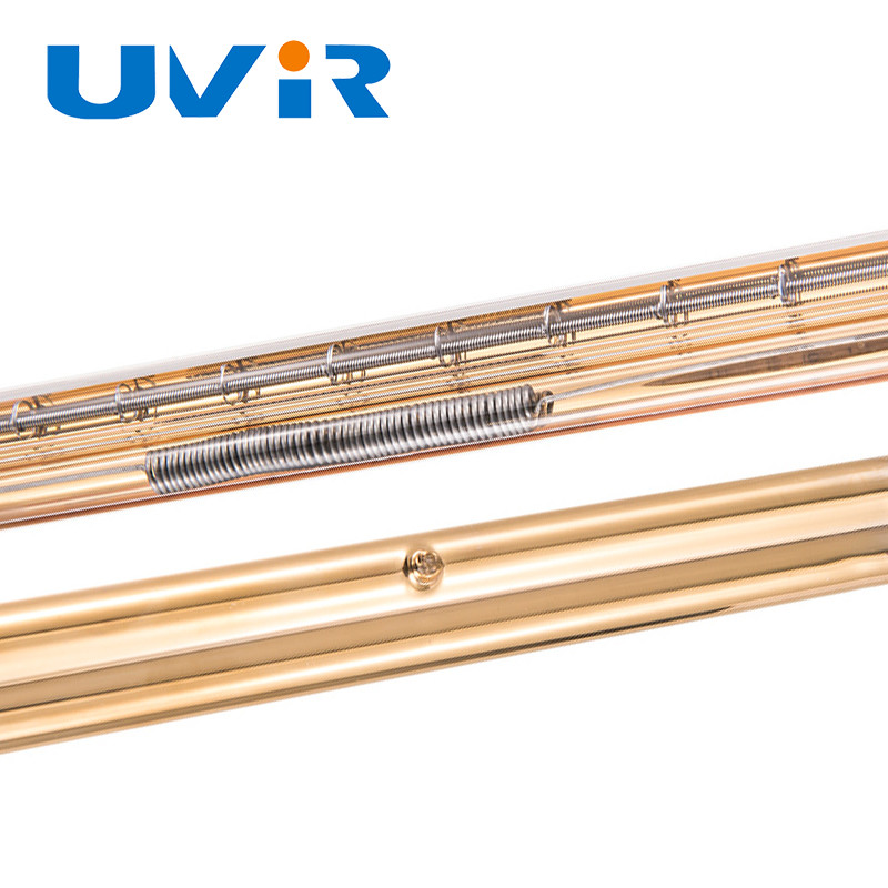 Twin Tube Fast Medium Wave IR Heater Lamp For Pringting Machine IRP009 4200W