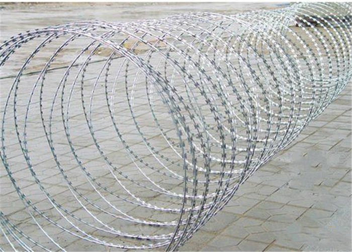 Stainless Steel 316 500mm Circle Diameter Razor Blade Wire