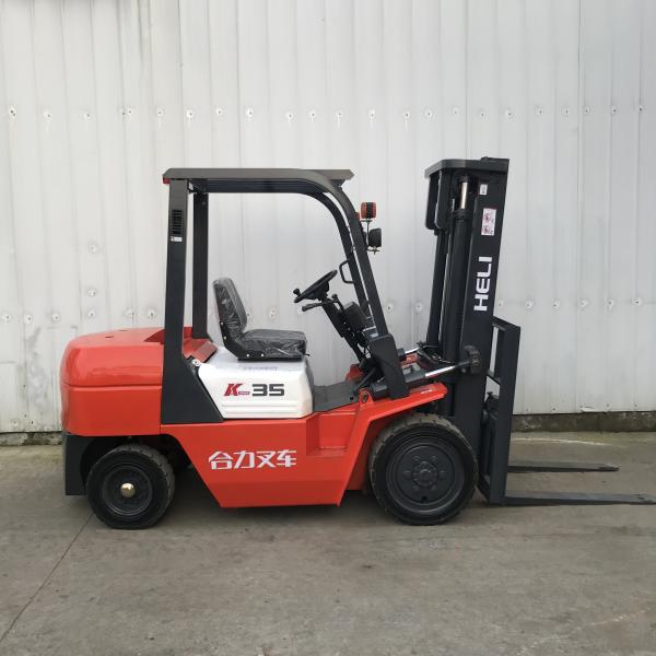 Used 3.5 Ton Diesel Forklift HELI K30 K35 Low Working Hour Second Hand Fork Lift