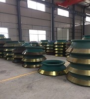 High Manganese Steel Mn18Cr2 Crusher Bowl Liner Replacement Parts for HP300 HP400 HP500