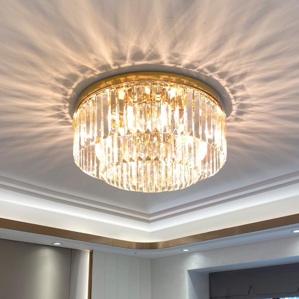 Modern Crystal Ceiling lights Flush Mount Light for Living Room Dining Room