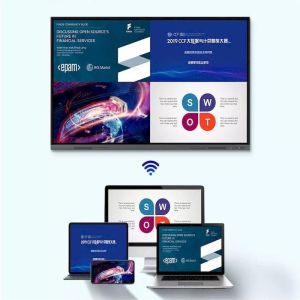 Portable IPS Capacitive Touchscreen LCD 4K PCAP Smart Board Flat Panel