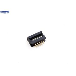 2 * 5 Pins DIP Plug Connector 2.54mm Pitch Dual Row PBT Material Insulation