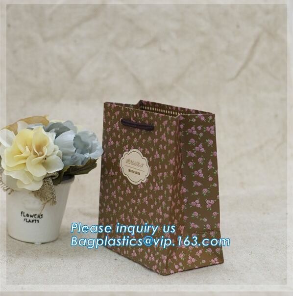 Luxury Paper Gift Carrier Shopping Bag Party Bag with Handles,printed paper carrier bag for apparel shopping bag, bageas