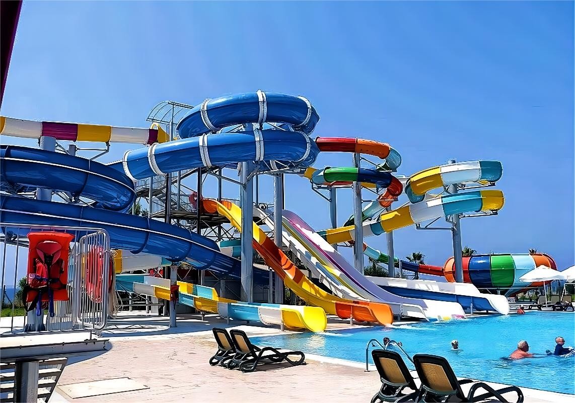 OEM Water Park Slide Amusement Park Rides Facilities Playground Swim Game Pool Kid Water Slide