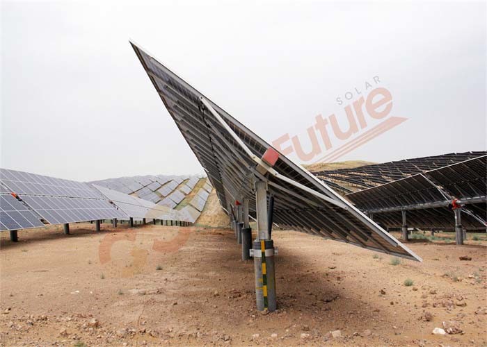 Q235B Horizontal Single Axis Tracker 0.3kwh Snow And Wind Protection