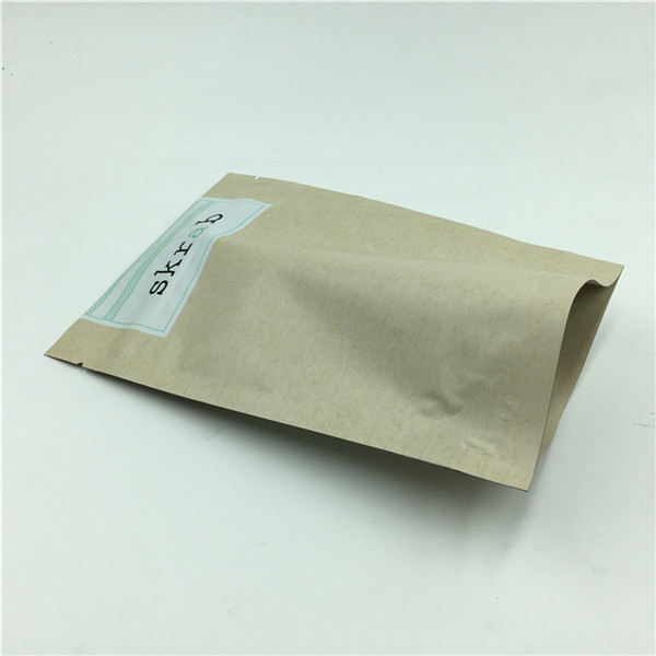 Stand Up Silver Foil Sachets with Doy Pack Design for Coffee Body Scrub Packaging