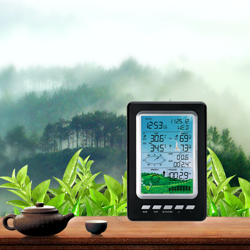 Customized Support Digital Wireless Automatic Weather Station With Multiple Outdoor Sensors