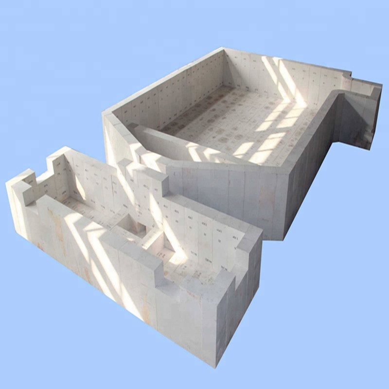 Zircon Sand AZS Corundum Block for Glass Melting Furnace from Refractory Material