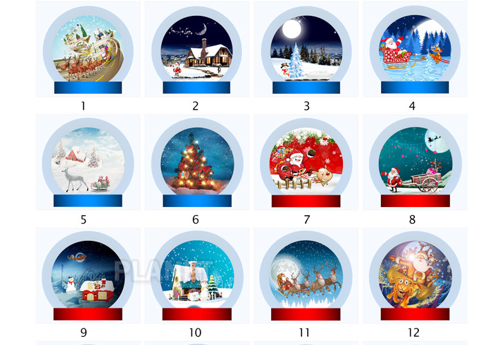 3m Inflatable Human Size Snow Globe For Promotion Fire Retardant