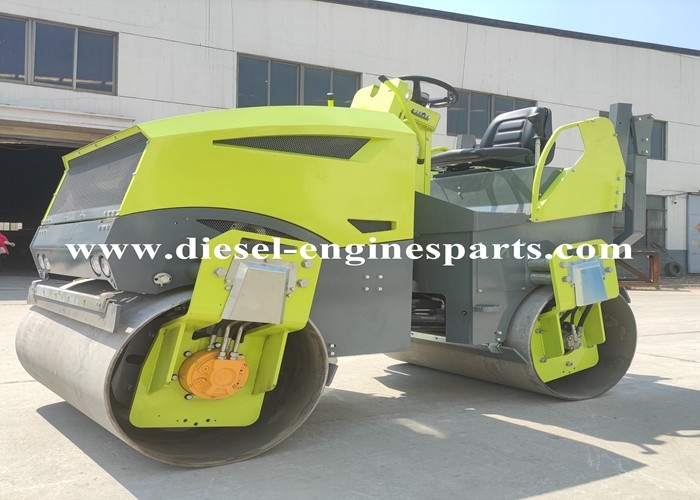 TS16949 Mini Drum Roller Hydraulic Steering Double Drum Roller