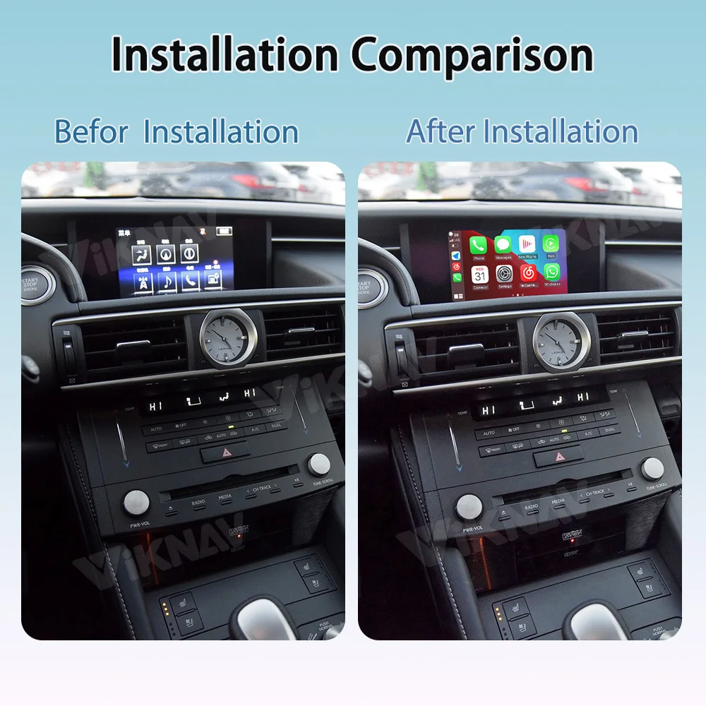 Viknav Replacement Auto Parts Universal Steering Wheel Control Interface For Lexus RC 2015-2018