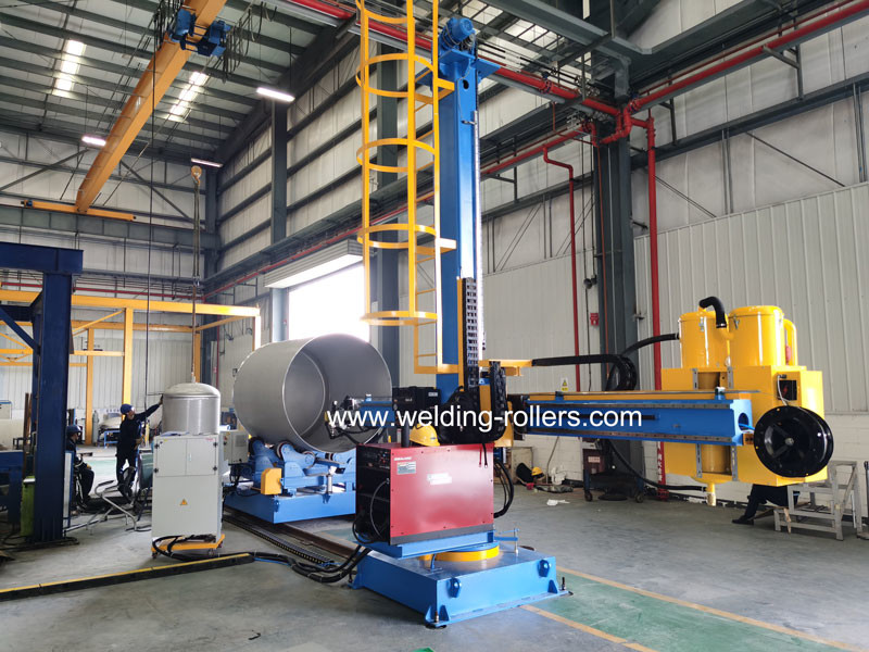 6040 Welding Column And Boom For Pressure Vessels Automation Welding Manipulator With 1000 Mm/Min