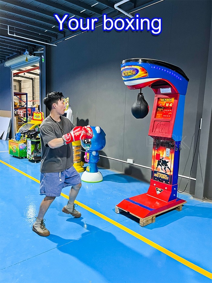 Coin Operated Ultimate Big Punch Ticket Redemption Boxing Arcade Games For Sale