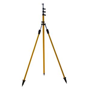 Twist Lock Range Pole With Prism GNSS Prism Pole Bipod