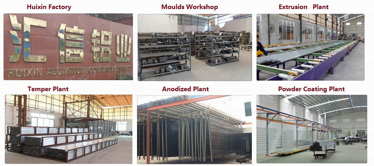 Powder Coating Black Aluminum Window and Door Extrusion Profiles for Tanzania