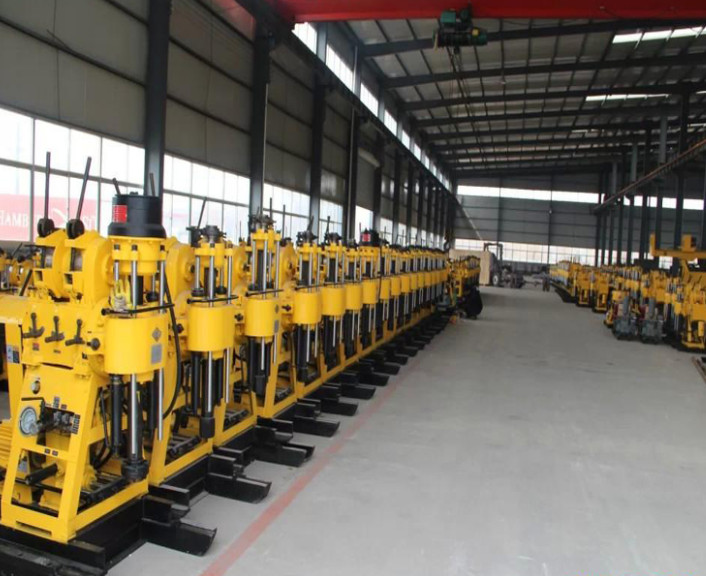 Small Scale 100m Deep Borehole Drilling Rigs Diesel Water Well