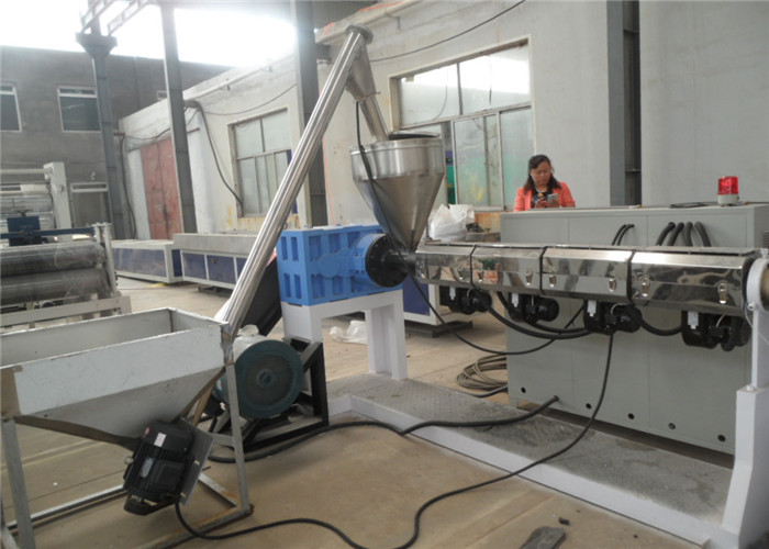 Artificial Marble Wood Plastic Composite Extrusion Line , PVC Profile Extrusion Machine