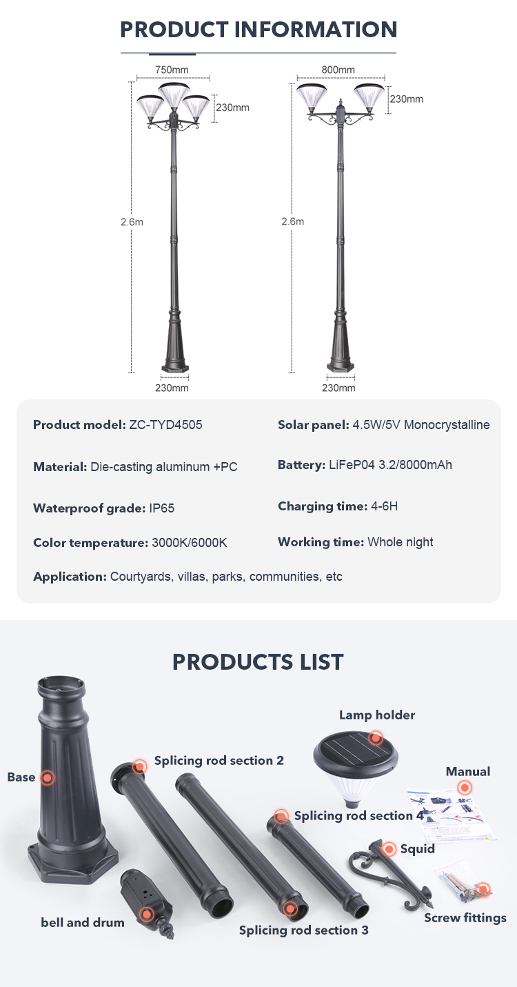 Diamond Shape Solar Power Garden Lights High Lumin Outdoor For Landscape Decorative