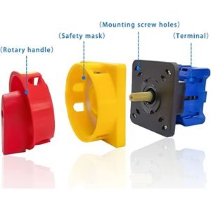 11-32A 4P Rotary Isolator Switch 2 Position On Off Manual Changeover Rotary