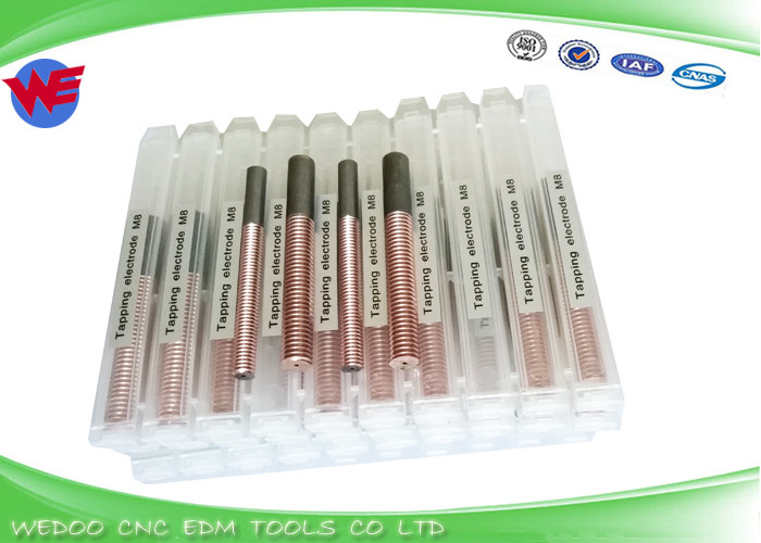 M8 Tungsten Copper EDM Drill Electrodes , Rod Shape Copper Electrode For EDM
