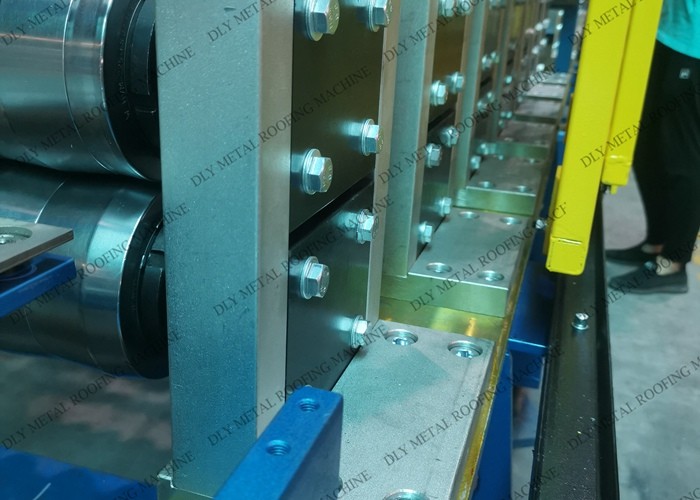 Double Layer 0.3mm Metal Roofing Machine Plc Automatic For Sheet