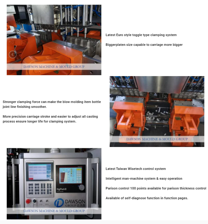 5L Jerrycan Extrusion Blow Molding Machine Double Station